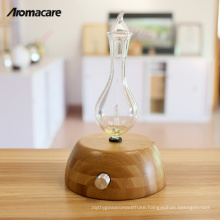 Aromacare Wood Glass Scent Air Machine Innovation Diffuser Essential Oil Lamp Nebulizer 2018